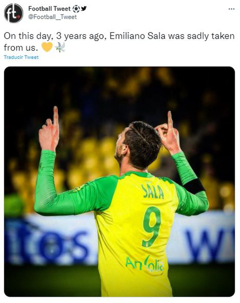 En las redes sociales se recordó a Emiliano Sala, a tres años de su muerte.