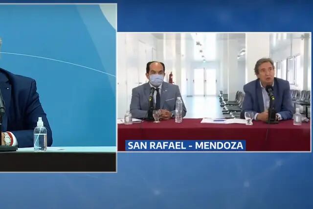 Video conferencia presidente Alberto Fernández con Emir Félix