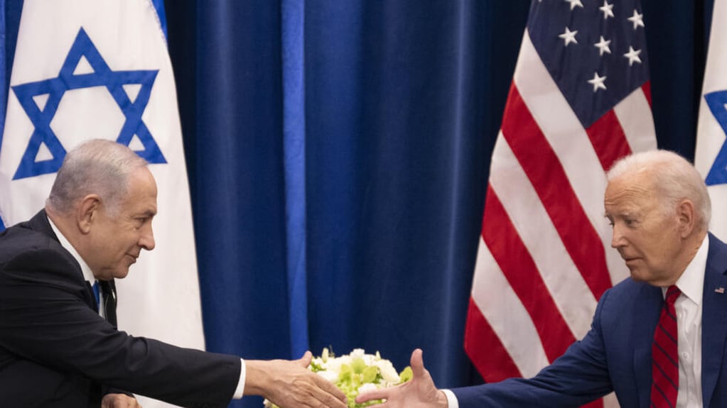 En medio de los ataques, Joe Biden habló con el primer ministro de Israel, Benjamin Netanyahu. Gentileza: RFI