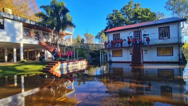 La odisea de ir a la escuela con inundaciones en el Delta entrerriano