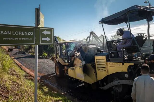 “Pavimento Urbano”: obras en Itacaruaré y Santa María