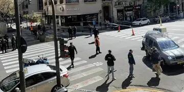 Amenazas de bomba en la embajada de Israel en la Argentina, evacuaron al personal este miércoles. (Infobae)