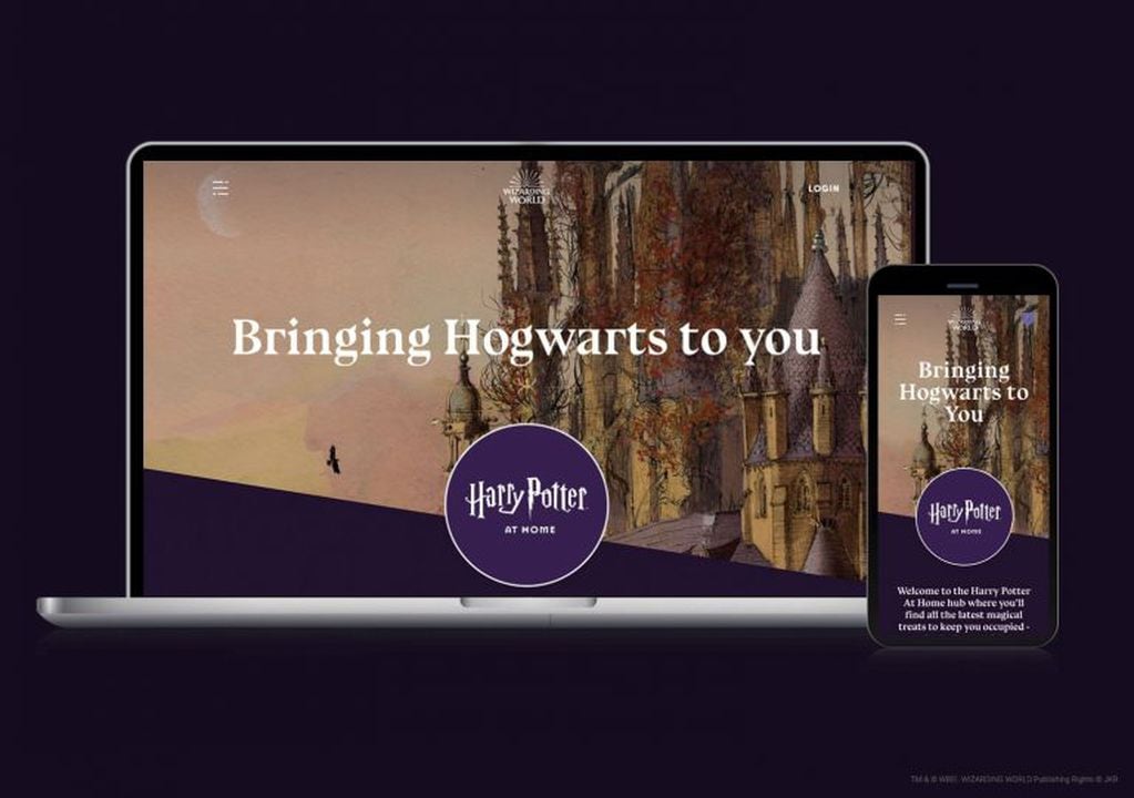 "Harry Potter at home" página oficial (Reuters)
