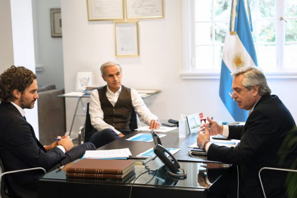 El presidente Alberto Fernández mantuvo una comunicación telefónica con su par chileno Sebastián Piñera.
