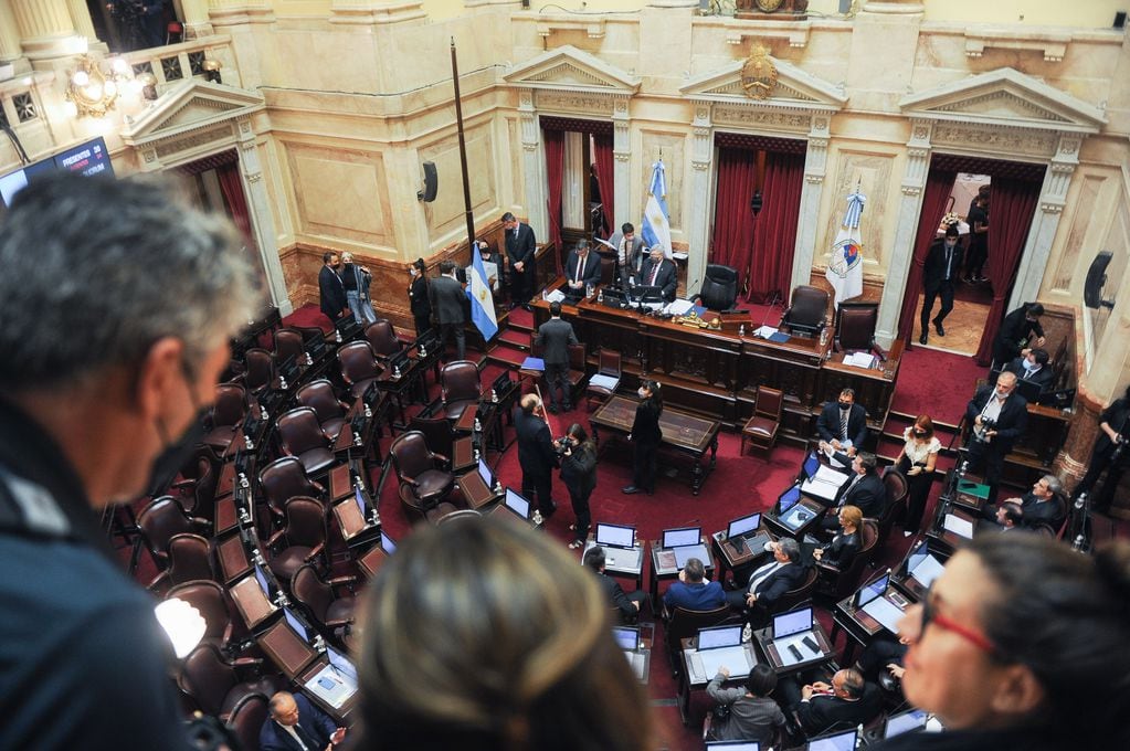 Se espera una jornada maratónica en el Senado. Foto: Federico López Claro.