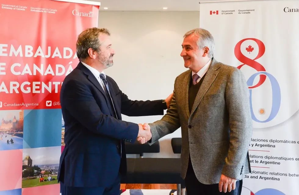 El gobernador Gerardo Morales mantuvo un encuentro con el embajador de Canadá, Reid Douglas Sirrs, de cara a la participación de Jujuy en la Convención Minera PDAC 2022 en Toronto.
