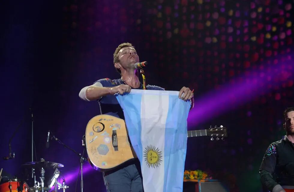 Coldplay confirmó que hará 10 shows en la Argentina. Foto: Los Andes.
