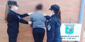 25 de Mayo: detuvieron a una mujer que robaba carteras