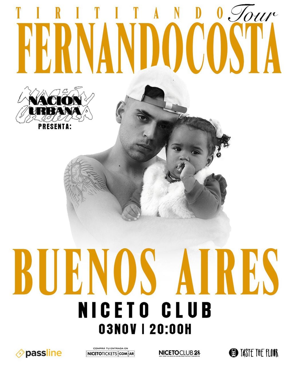 Fernandocosta se presenta en Niceto Club.