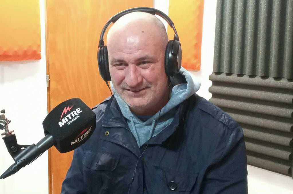 Guillermo Navarro, en Radio Mitre Ushuaia.