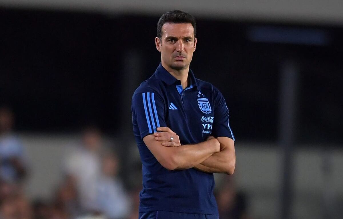 Lionel Scaloni, el DT de la selección argentina. (Prensa Selección)