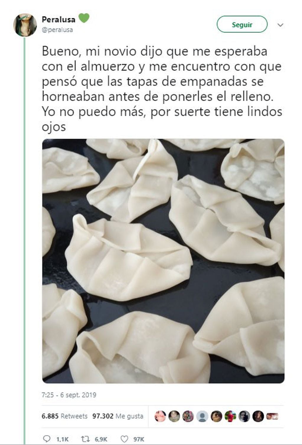 Las empanadas en proceso de cocción (web)