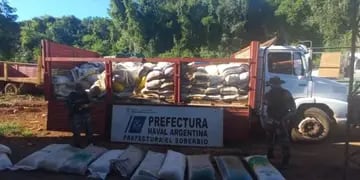 El Soberbio: secuestran cerca de 9 toneladas de soja en la costa del río Uruguay
