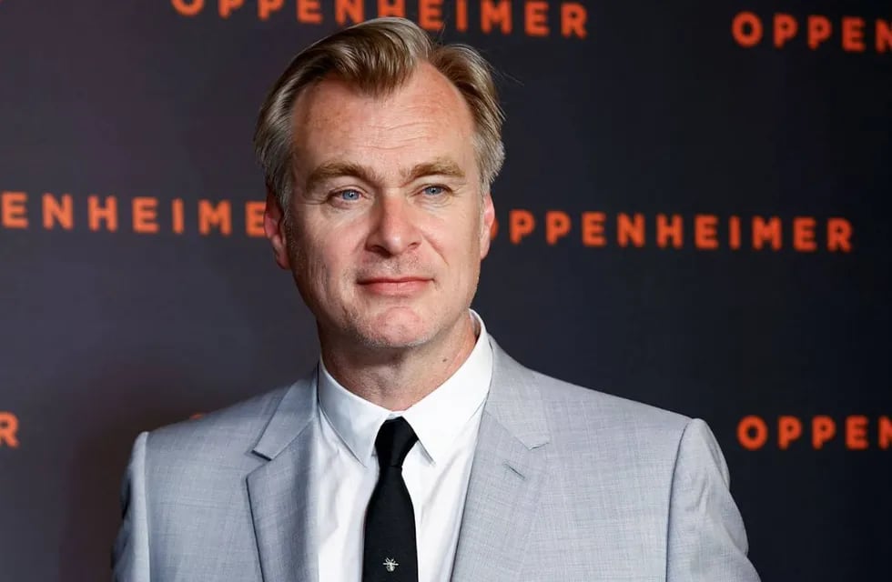 Christopher Nolan en la premiere de Oppenheimer.