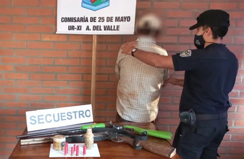 Aristóbulo del Valle: atemorizaba a sus vecinos y terminó detenido.