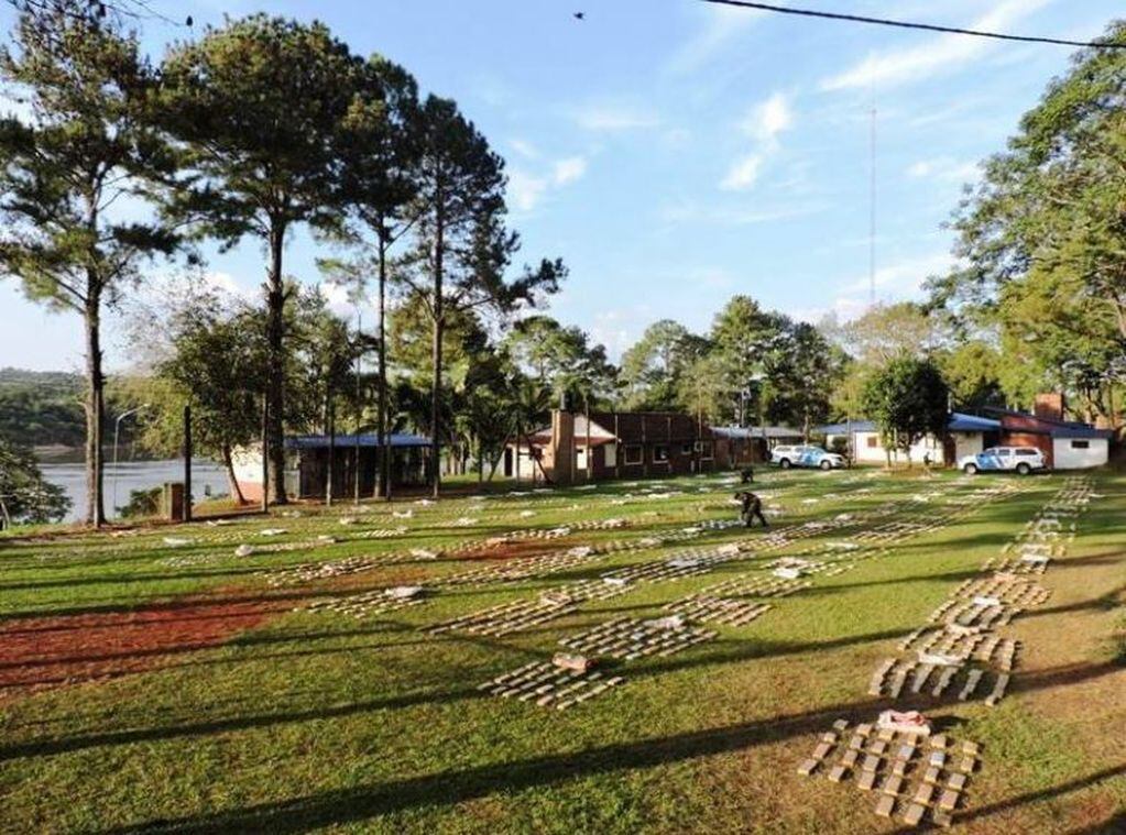 Incautaron más de tres toneladas de marihuana en Misiones. (Foto: Misiones Online)