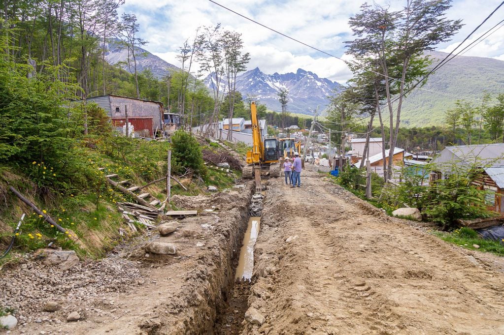 Las obras de agua potable en Andorra.
