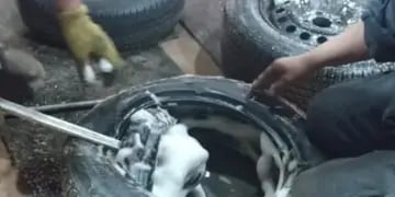 Partieron de Posadas con contrabando de neumáticos y cayeron en Corrientes