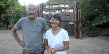 Familia Hiroki, el matrimonio que custodió un misterioso paraíso escondido en Neuquén