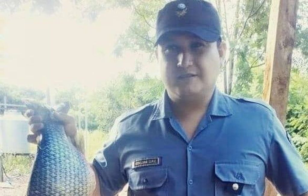 Deivid Vergara, el suboficial de cuya arma partió la bala que terminó con la vida de Víctor Márquez Dos Santos. (Misiones Online)