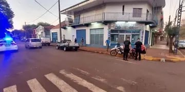 Siniestro vial en Oberá dejó a un motociclista con lesiones de consideración