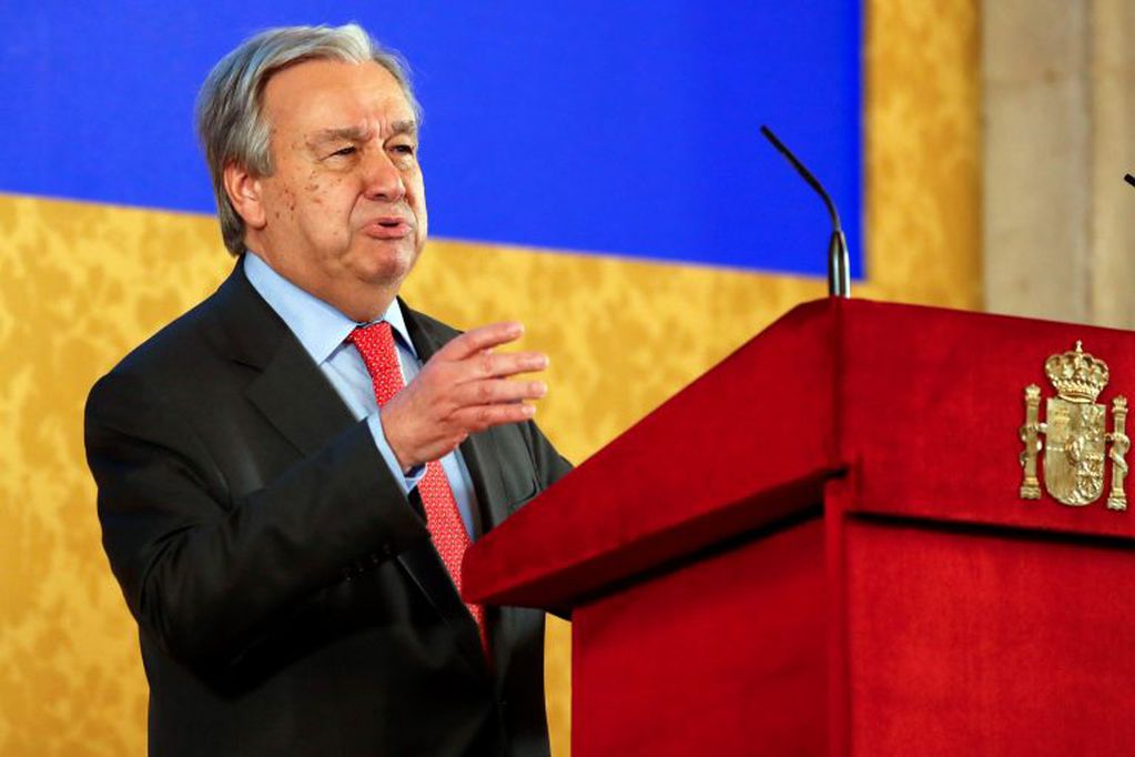 El secretario general de la ONU, el portugués António Guterres,