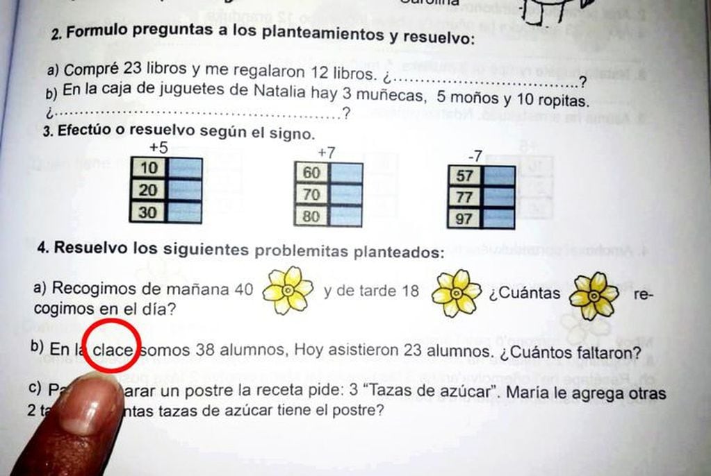 Errores en libros entregados por el Gobierno paraguayo. (web)