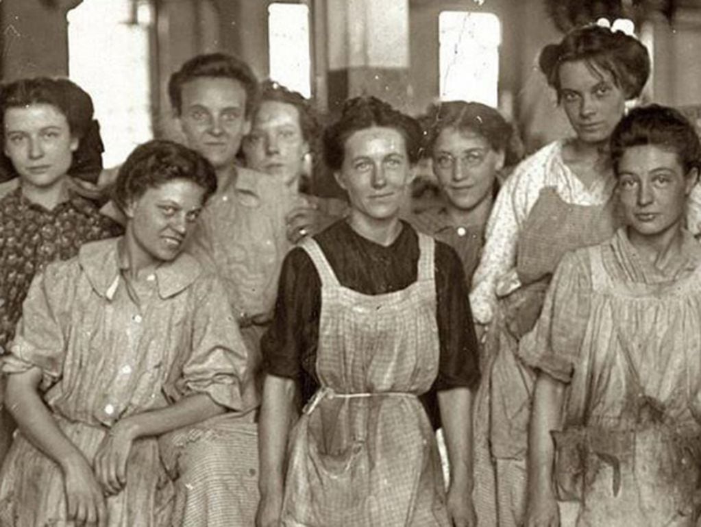 Trabajadoras de la fábrica Cotton en Nueva York.