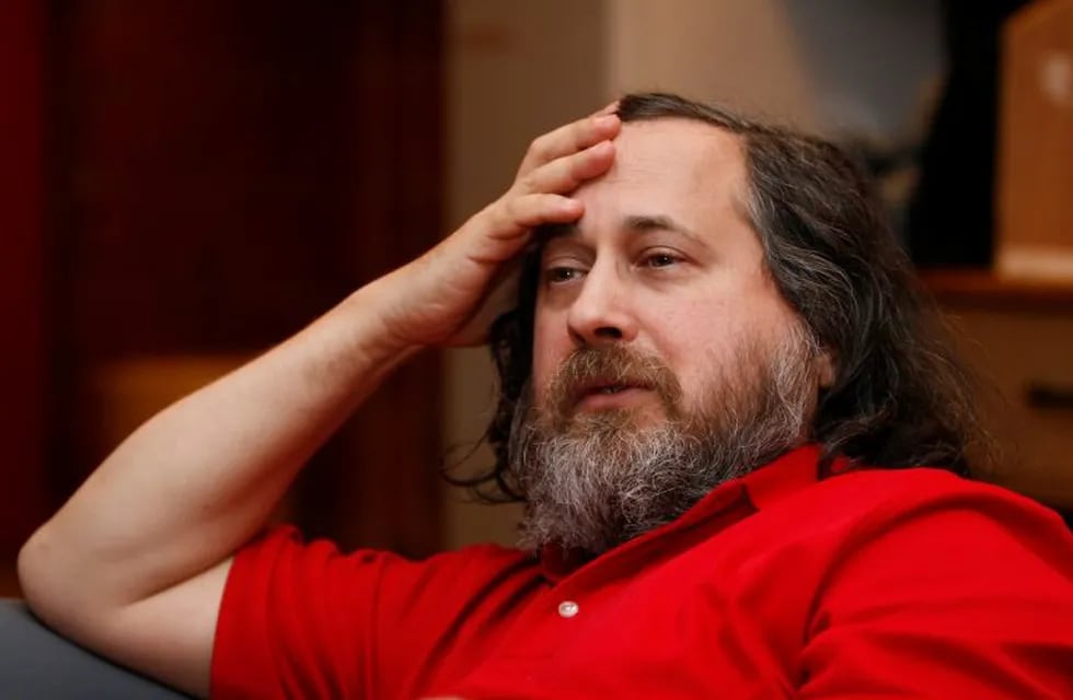 Richard M. Stallman presidente de la Fundación del Software Libre.