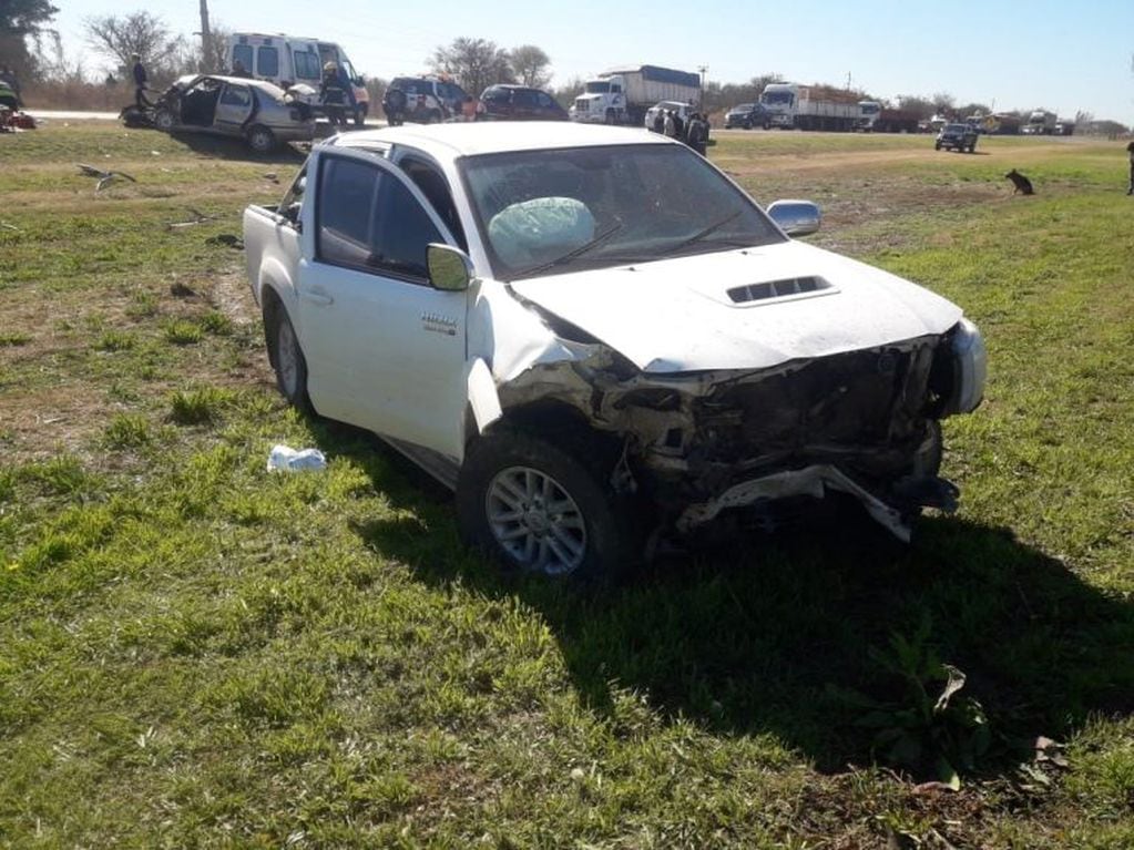 Accidente Ruta 19 cercanias de Arroyito fotos Canal 3 Arroyito