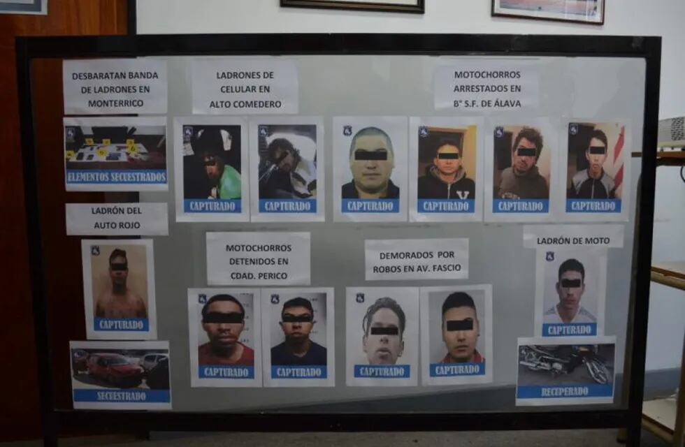 Motochorros detenidos en Jujuy