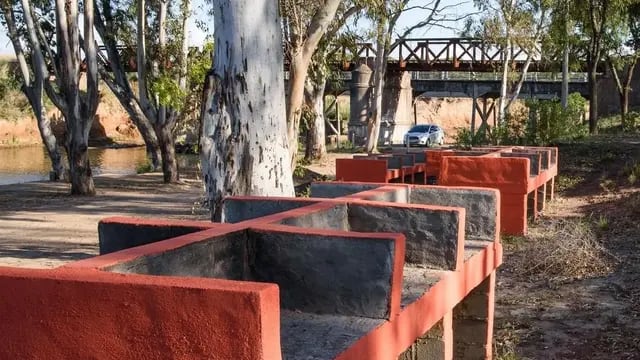 Nuevo sector de asadores en Balneario EL Puente de Marull.