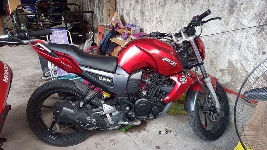 Moto de "la Casa de Papel" de Morón.