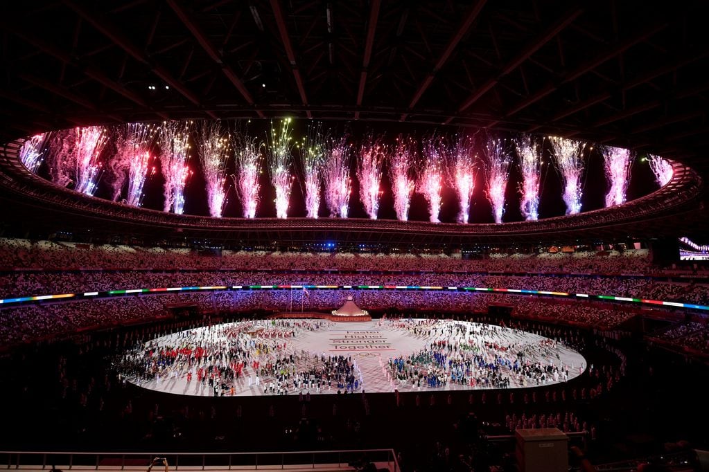 Las mejores fotos de la inauguración de los Juegos Olímpicos de Tokio 2020.