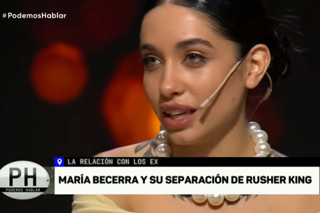 María Becerra en "PH: Podemos Hablar". (Captura Youtube)