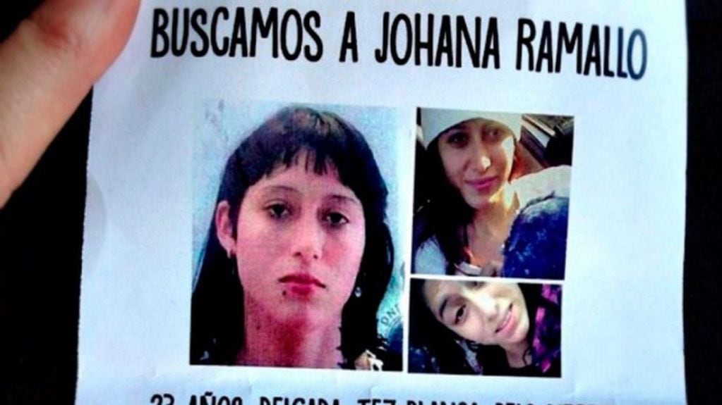 Johana Ramallo lleva desaparecida un año y siete meses.