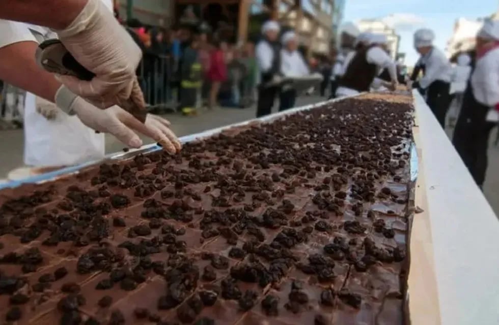 El chocolate más largo del mundo es argentino