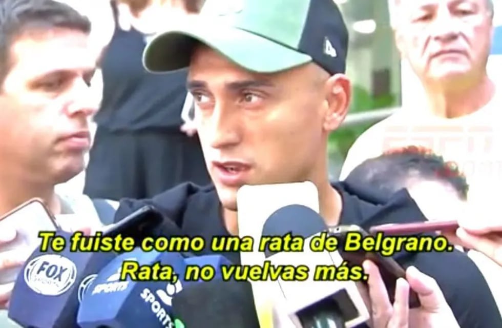Matías Suárez y el insulto de un hincha de Belgrano en la conferencia de prensa cuando se incorporó a River.