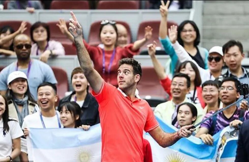 Juan Martín del Potro, semifinalista en Pekín. Instagram/teamdelpo