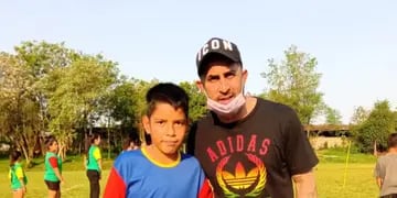 Daniel “Rolfi” Montenegro visitó Eldorado y brindó una clínica de fútbol