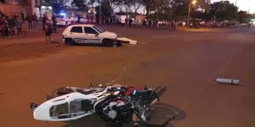 Siniestro vial: falleció un motociclista tras impactar con un auto en Posadas