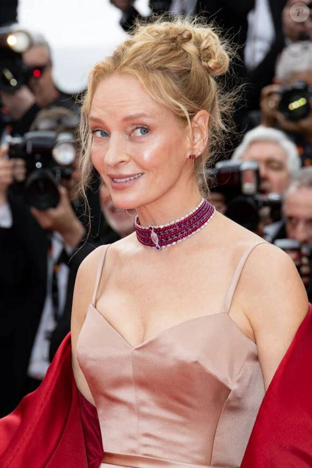 Uma Thurman en el Festival de Cannes del 2023.