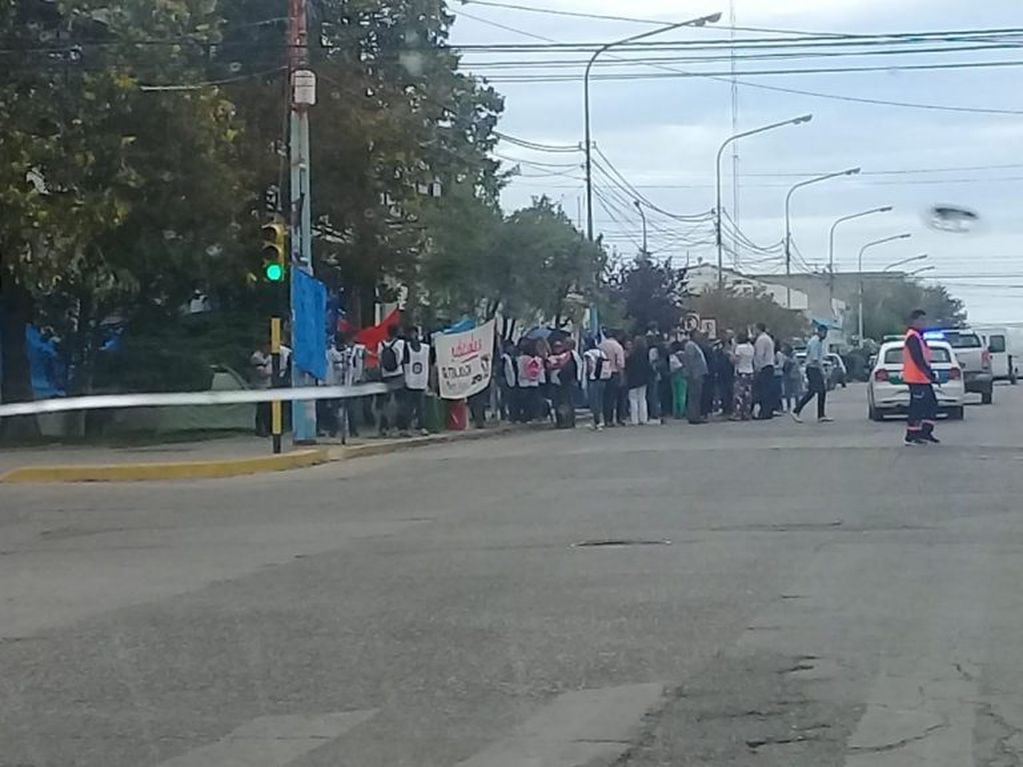 Protestas en Rawson