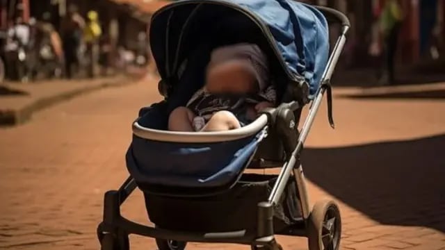 Insólito y triste hallazgo: abandonaron a un bebé en la vía pública