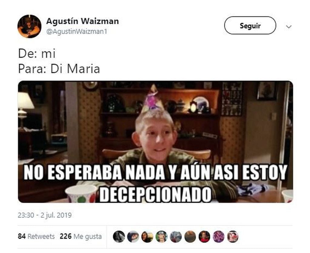 Los mejores memes de la derrota de Argentina ante Brasil (Foto: captura Twitter)