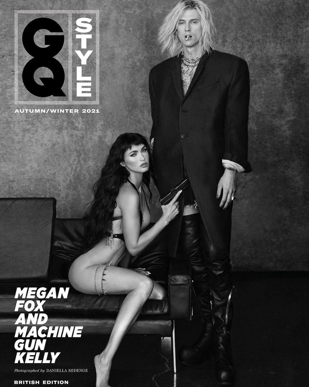 Megan Fox junto a Machine Gun Kelly.