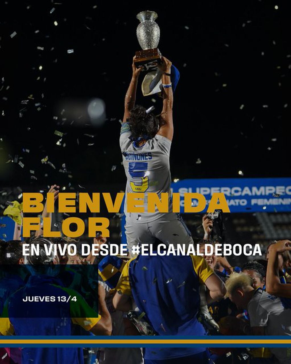 Boca Juniors le dio la bienvenida a Florencia Quiñones.