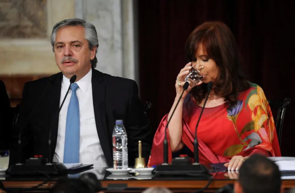 Alberto Fernández y Cristina Kirchner (Foto:Clarín)