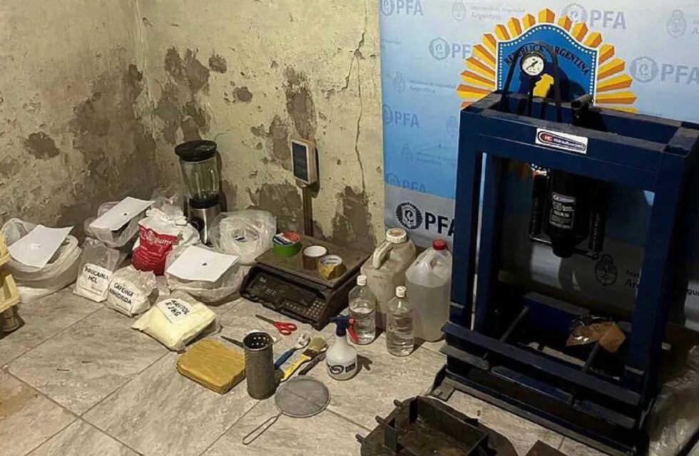 La Policía Federal secuestró 25 kilogramos de cocaína durante el operativo del viernes.