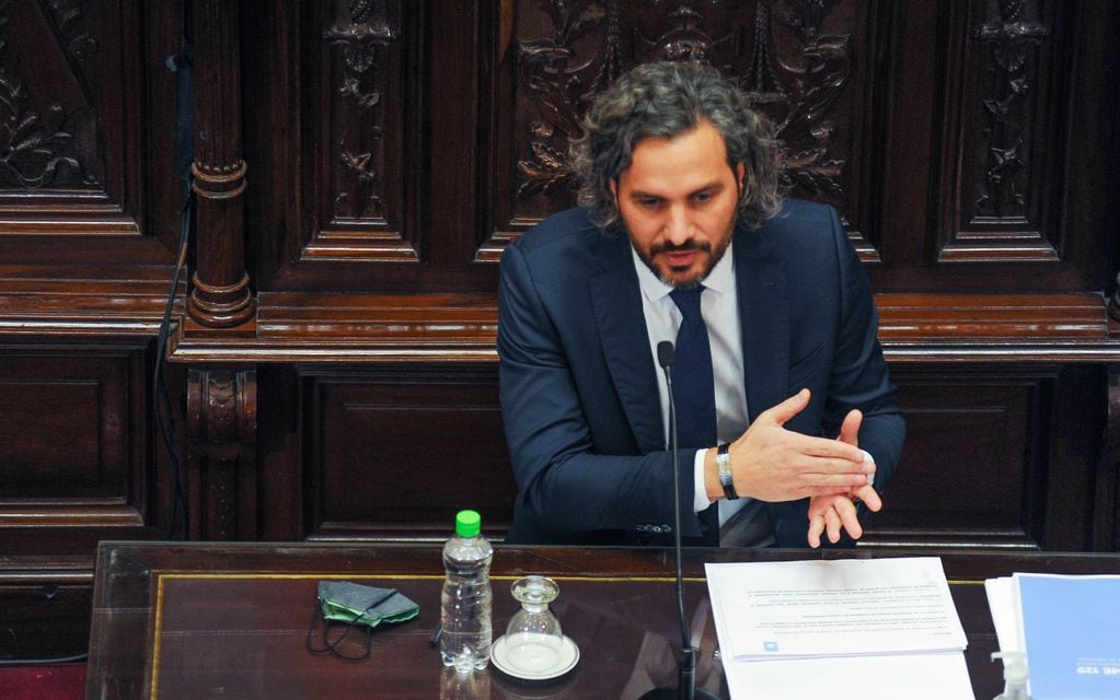Santiago Cafiero, Jefe de Ministros de la nación en el Senado Argentina (Foto: Federico Lopez Claro)